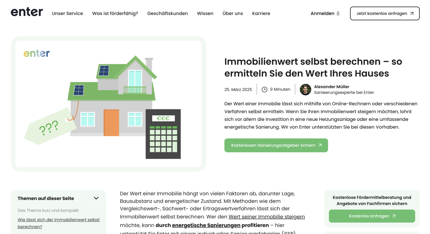 Conversion-optimized content layout